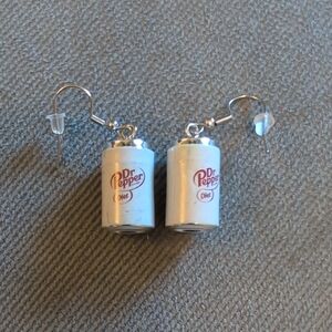 Dr Pepper Can Earrings
